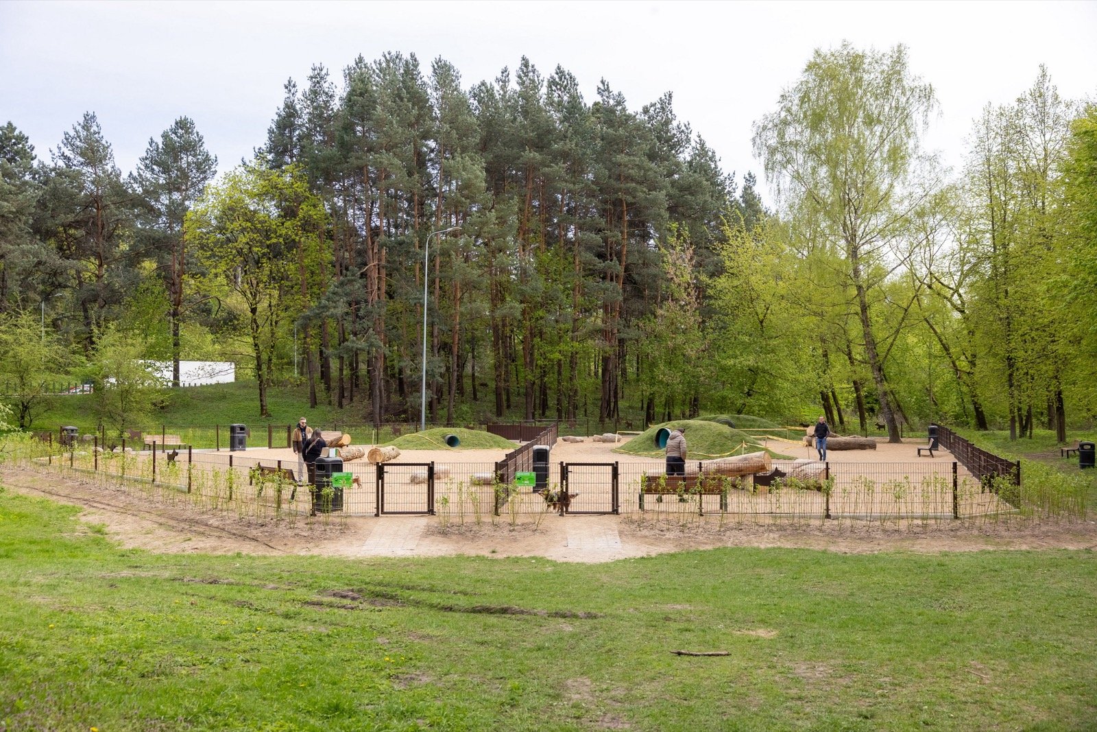 Vingio parko šunų vedžiojimo aikštelė — nuotrauka 1